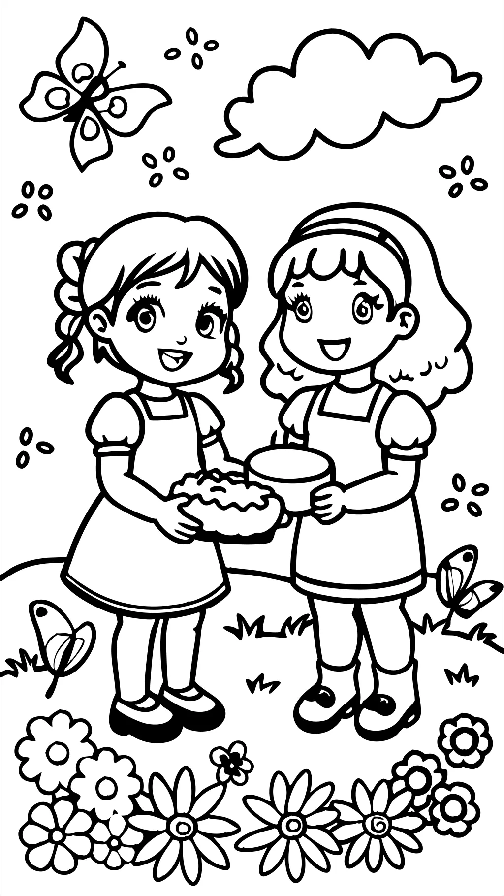 sister coloring pages